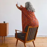 Seeking comfort in a German chair (Bani Abidi)