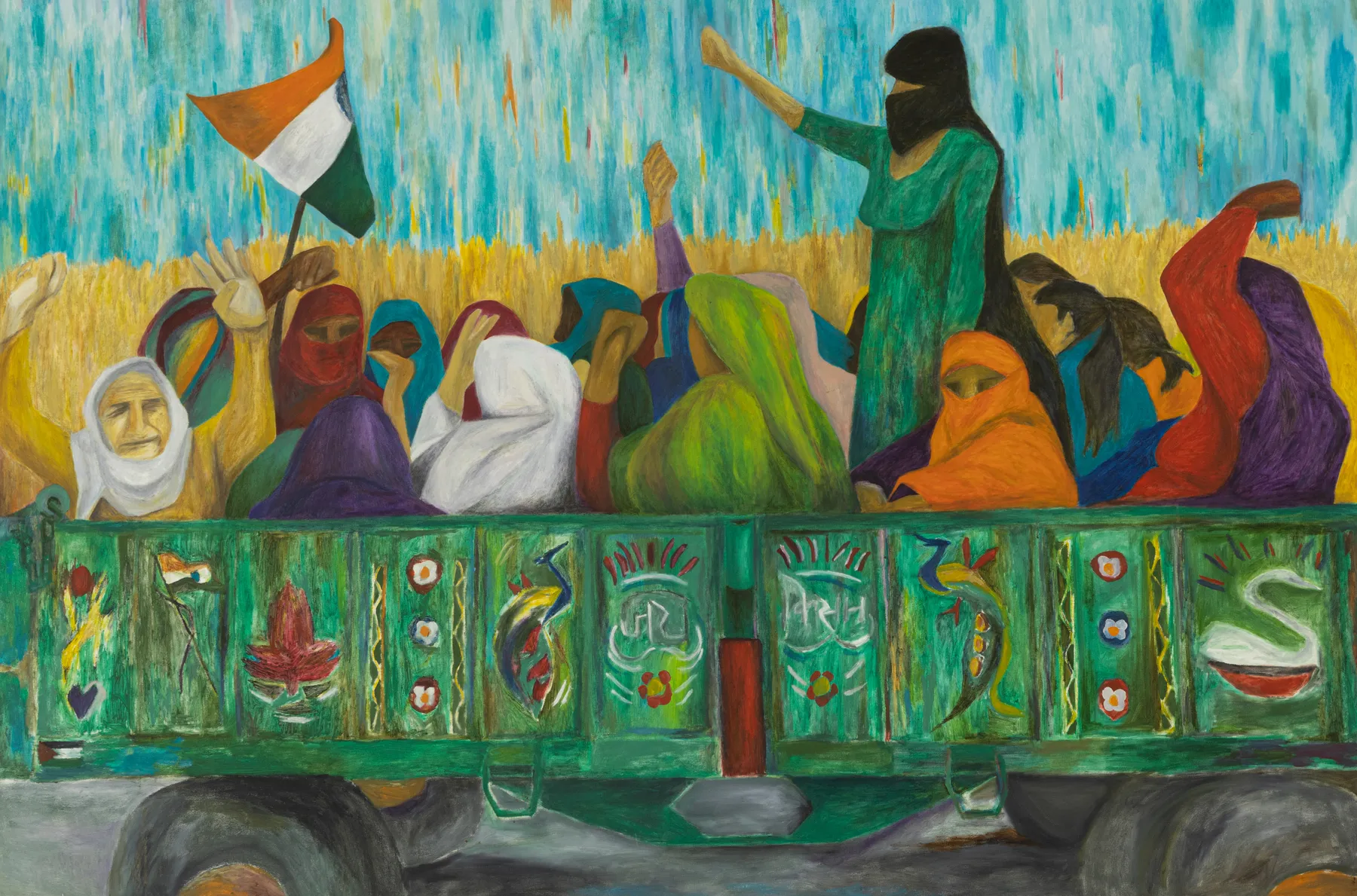 Tikri Border, Delhi-Haryana, Aban Raza